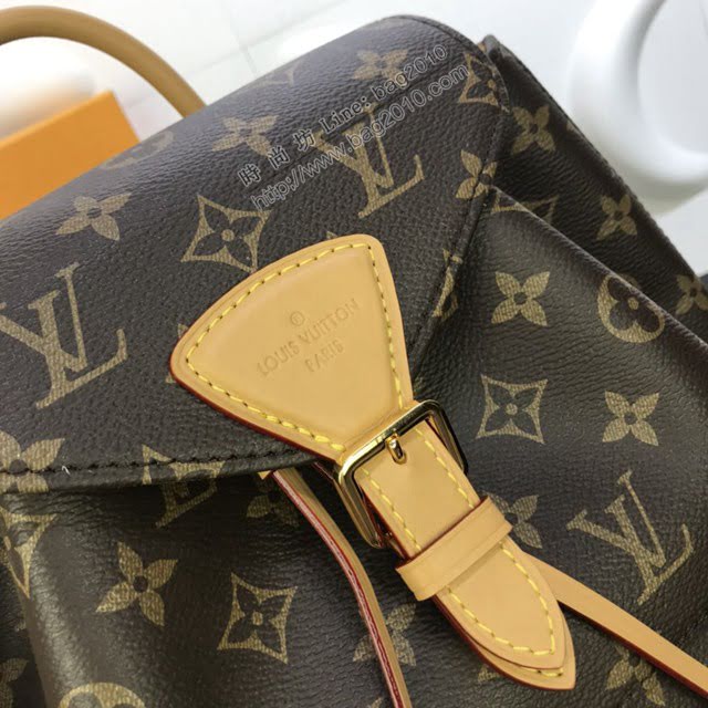 路易威登LV雙肩包 Montsouris雙肩包 lv新款老花後背包  ydh3808